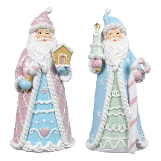95776 | Resin Christmas Santa Tabletop | 2 Assorted