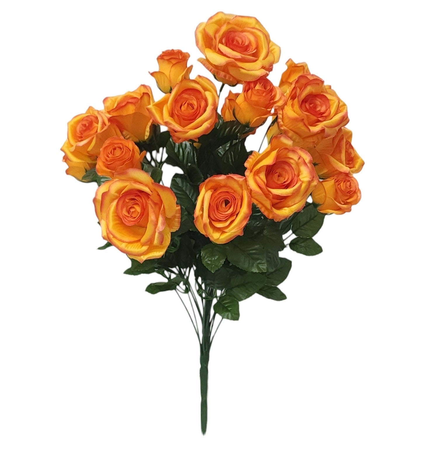 95843 | ROSE/BUD BUSH X18 | ORANGE