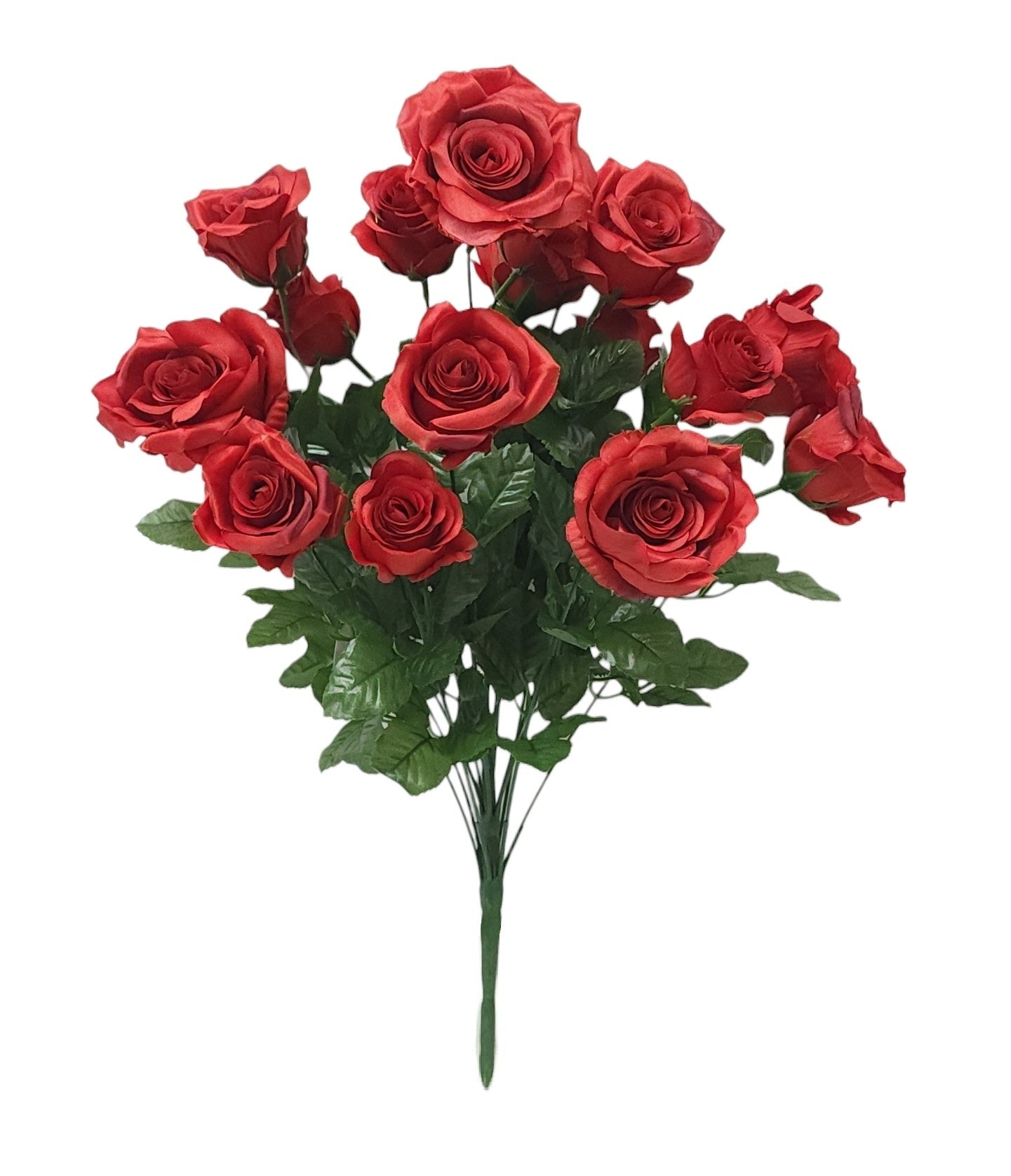 95844 | ROSE/BUD BUSH X18 |RED