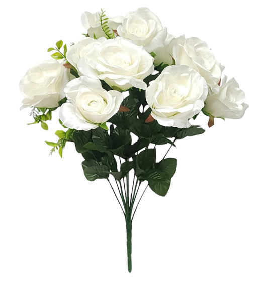 95860 | Rose/Bud x12 | Cream - A&B Wholesale Market Inc