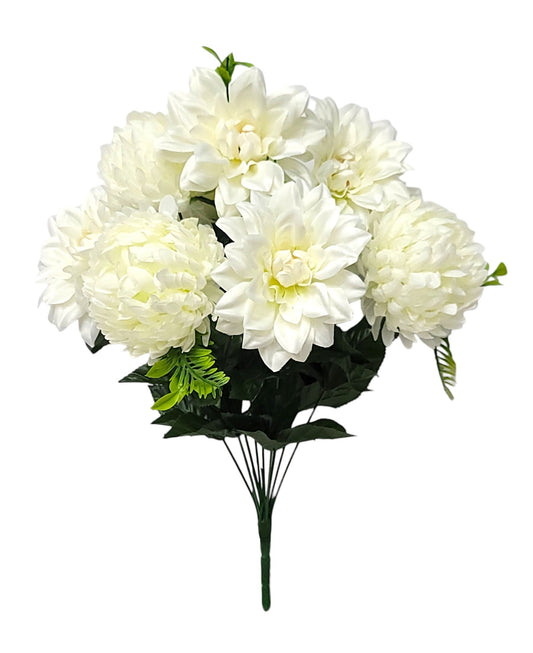 95921 | Dahlia/Mum x9 | Cream