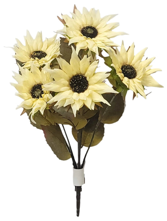 97191 | SUNFLOWER MUM X6 | CREAM