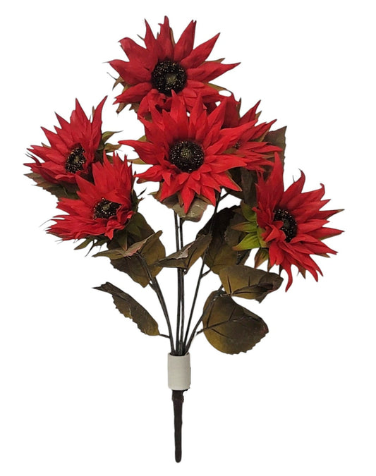 97198 | SUNFLOWER MUM X6 | RED