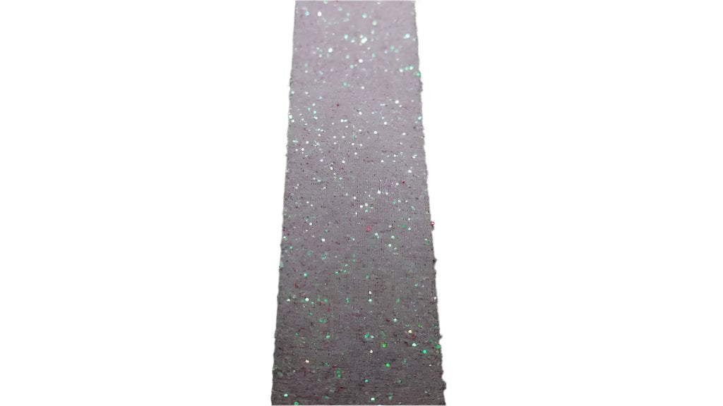 982903-01 | 5/8" | ALL GLITTER | WHITE/IRIDESCENT | 25YDS
