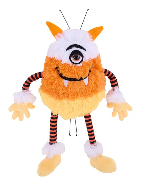 HH404075 | 15.25"H | Plush Candy Corn Monster - A&B Wholesale Market Inc