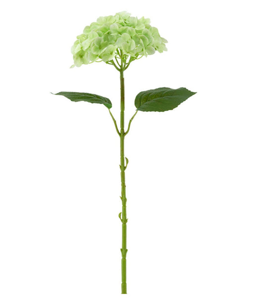 A0015-GREE | 7" x 25" | Real Touch Hydrangea Stem | Green