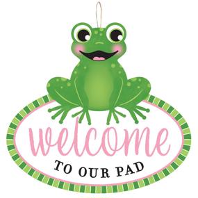 AP7106 Welcome Frog Sign - A&B Wholesale Market Inc