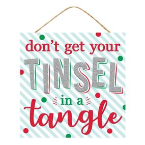 AP8806 Tinsel In A Tangle Sign - A&B Wholesale Market Inc