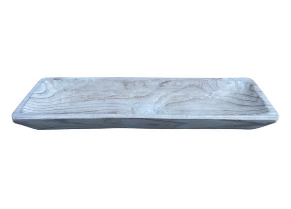 AW984931  25.75"L x 8.25"W Paulownia Wood Tray