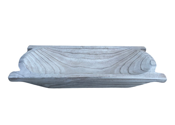 AW988131   20"L x 8.5"W Paulownia Dough Bowl