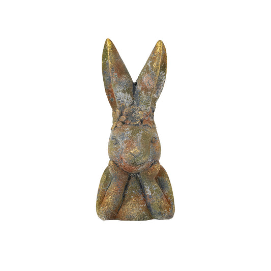 B0027 | 6.5" x 6" x 15" | Rabbit Figurine
