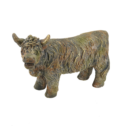 B0030 | 20" x 9.5" x 14" | Highland Cow Figurine
