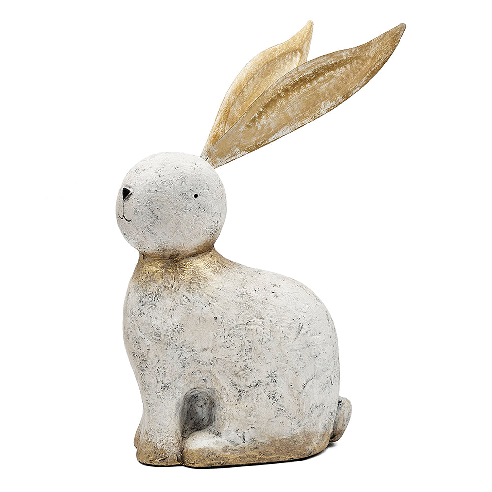 B5521 | White Magnesium Rabbit Figurine
