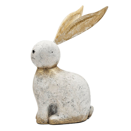 B5521 | White Magnesium Rabbit Figurine