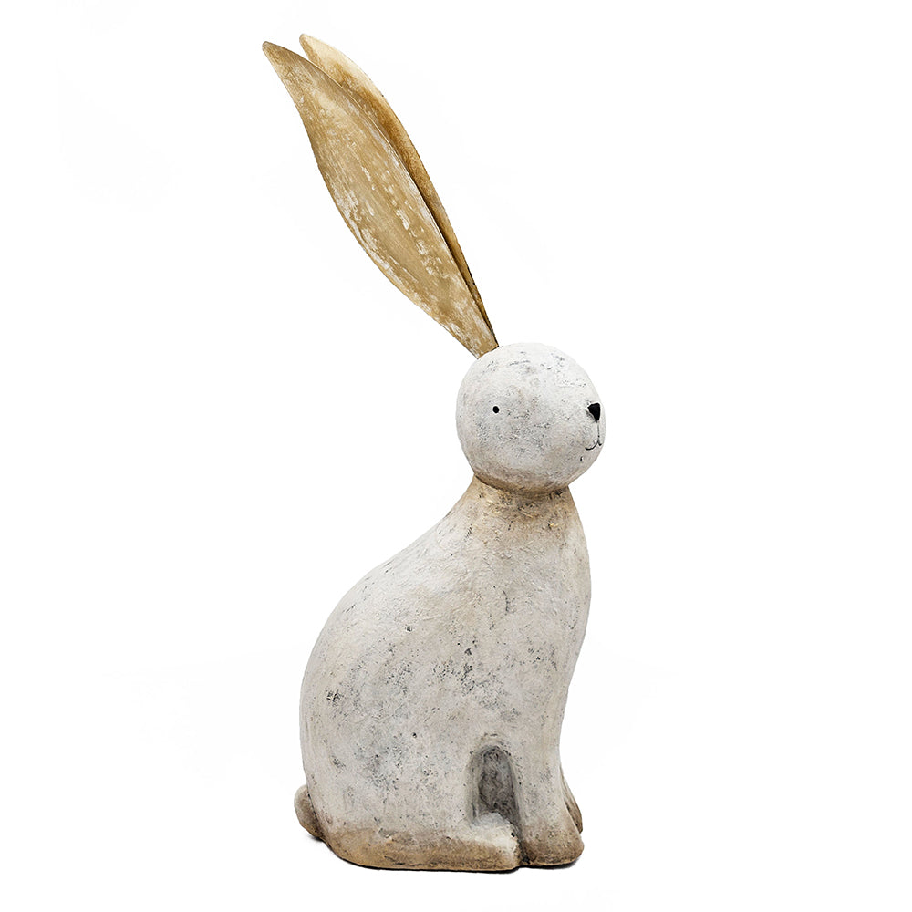 B5522 | White Magnesium Rabbit Figurine