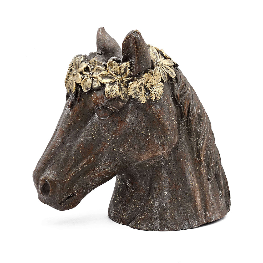 B5530 | Magnesium Horse Statue Planter