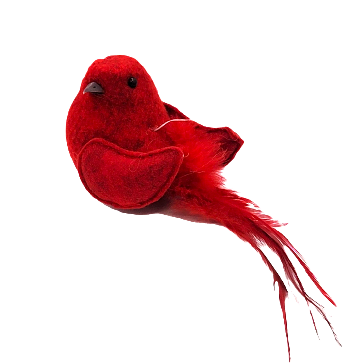 C22463 | Feather Fancy Cardinal Ornament | SET OF 6