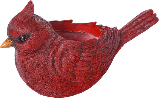 C23359 | RESIN CARDINAL CONTAINER | 2PCS/SET