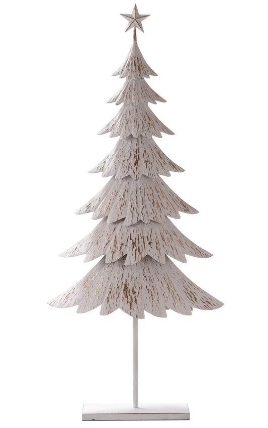 C25488 | Large Metal Gold Xmas Tree w/ Stand