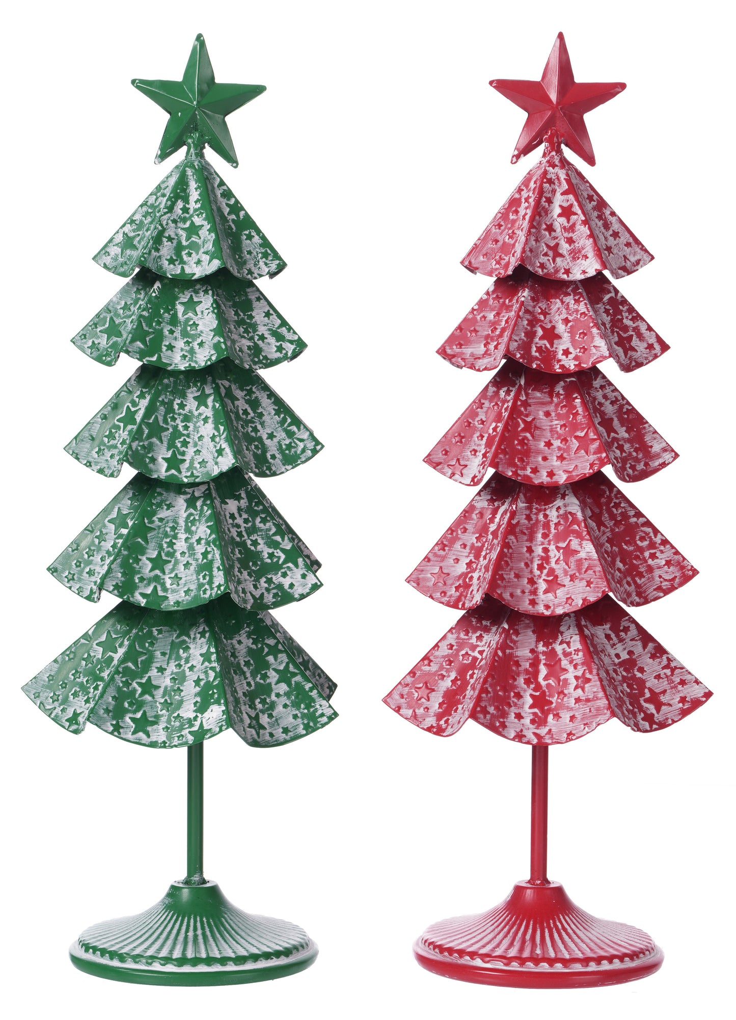 C25629 | Small Red/Green Whitewash Tree  | 2 Asst. Colors