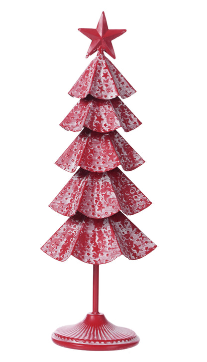 C25629 | Small Red/Green Whitewash Tree  | 2 Asst. Colors