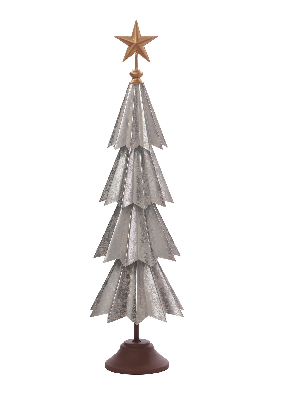C25798 | Large Metal Silver Metallic Tree
