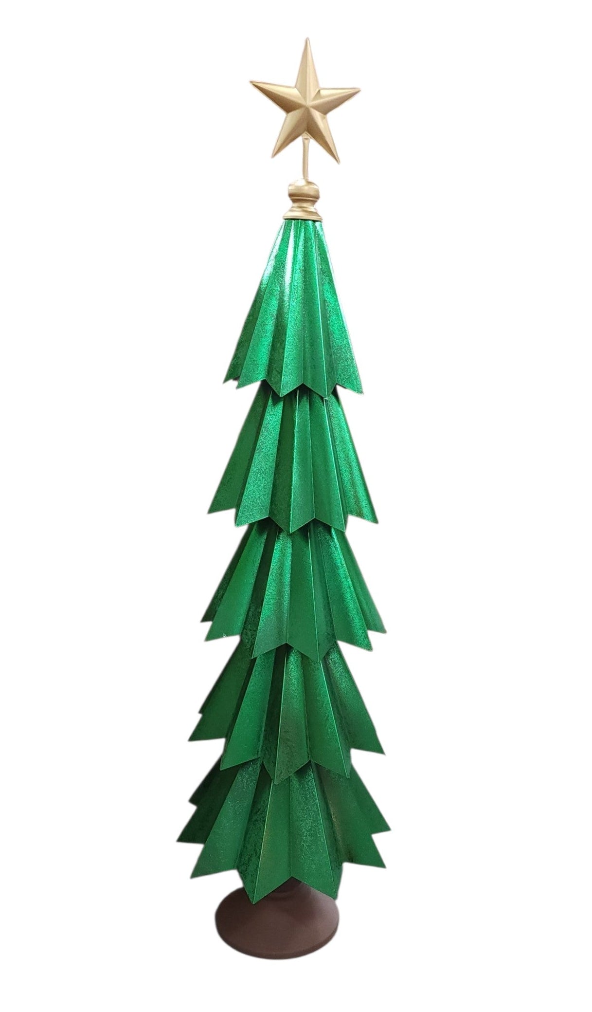 C25799 | XL Metal Green Metallic Tree