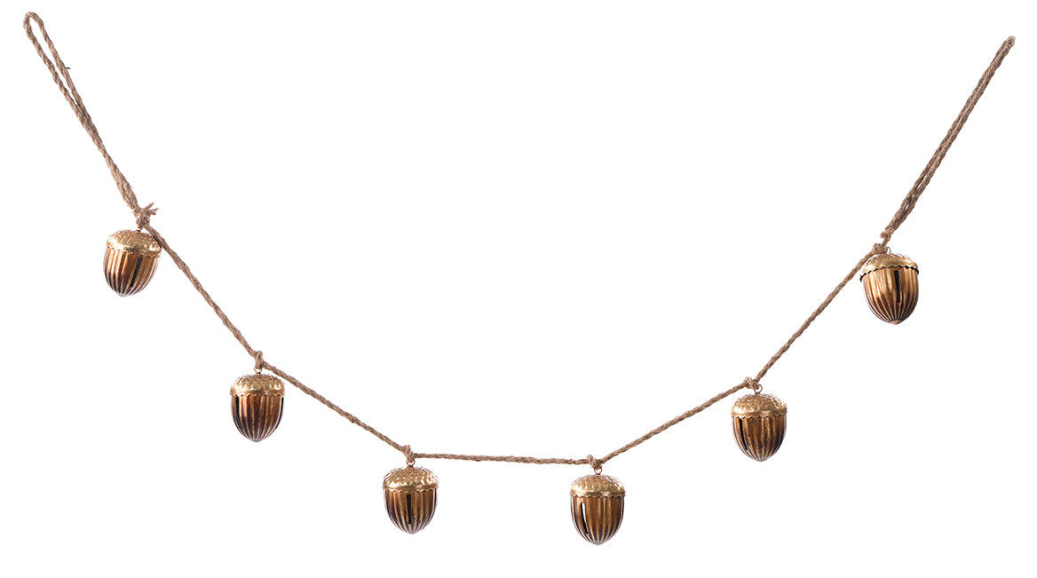 C26229 | Metal Acorn Bell Garland