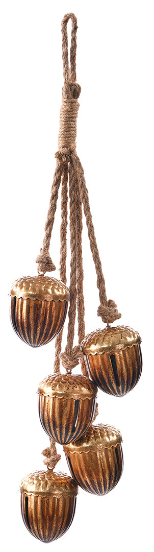C26230 | Metal Acorn Bell Cluster Hang