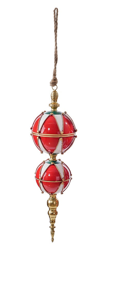 C26280 | Small Metal Nutcracker Finial Hang