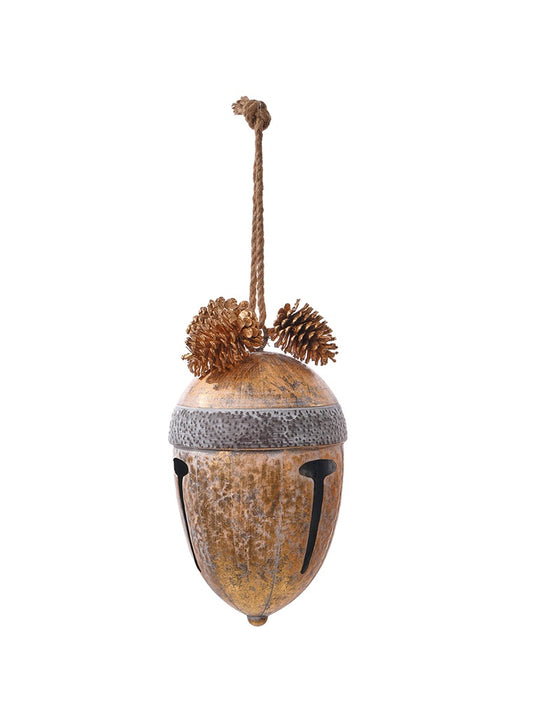 C26306 | Small Metal Acorn Bell Hang