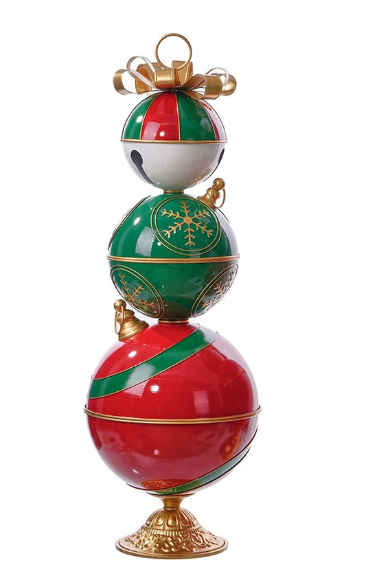 C26335 | 47"H | Small Metal Red/White/Green Bell Stack