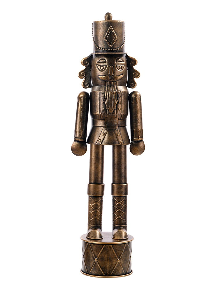 C26403 | Large Metal Gold Nutcracker