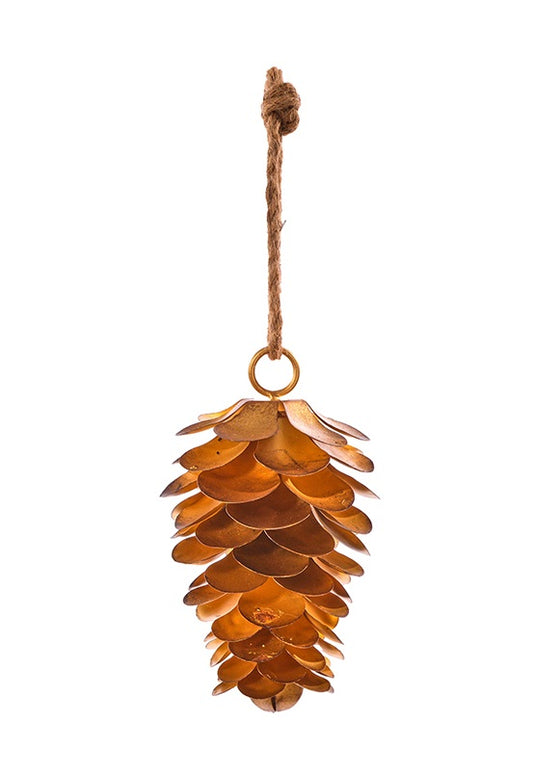 C26410 | Large Metal Pinecone Hang