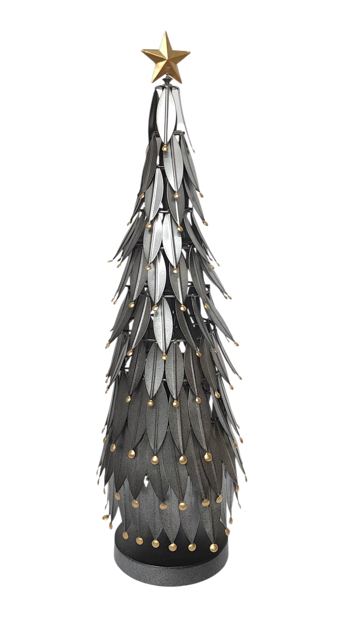C26560 | Metal Gold/Silver Leaf Tree | 2 Asst.