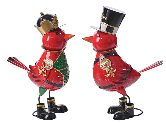 C26764 | Metal Nutcracker Cardinal | 2 Asst.