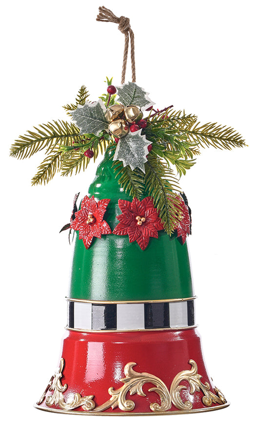 C26766 | Large Metal Embellished Bell