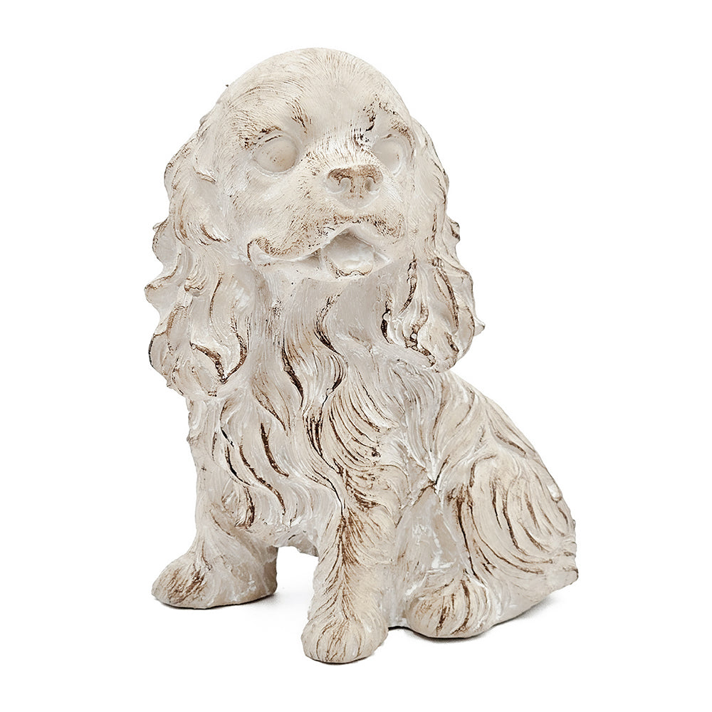 C5480 | Sitting Cocker Spaniel Figurine w/Natural Beige Finish