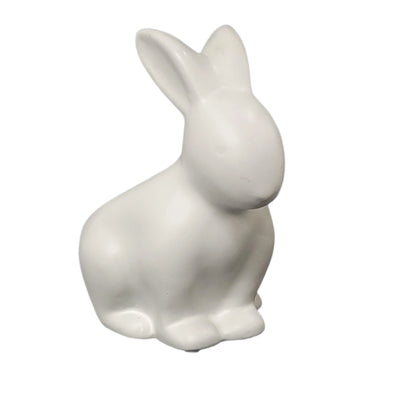 C6286 6.7"T ROUND Matte Ceramic Bunny