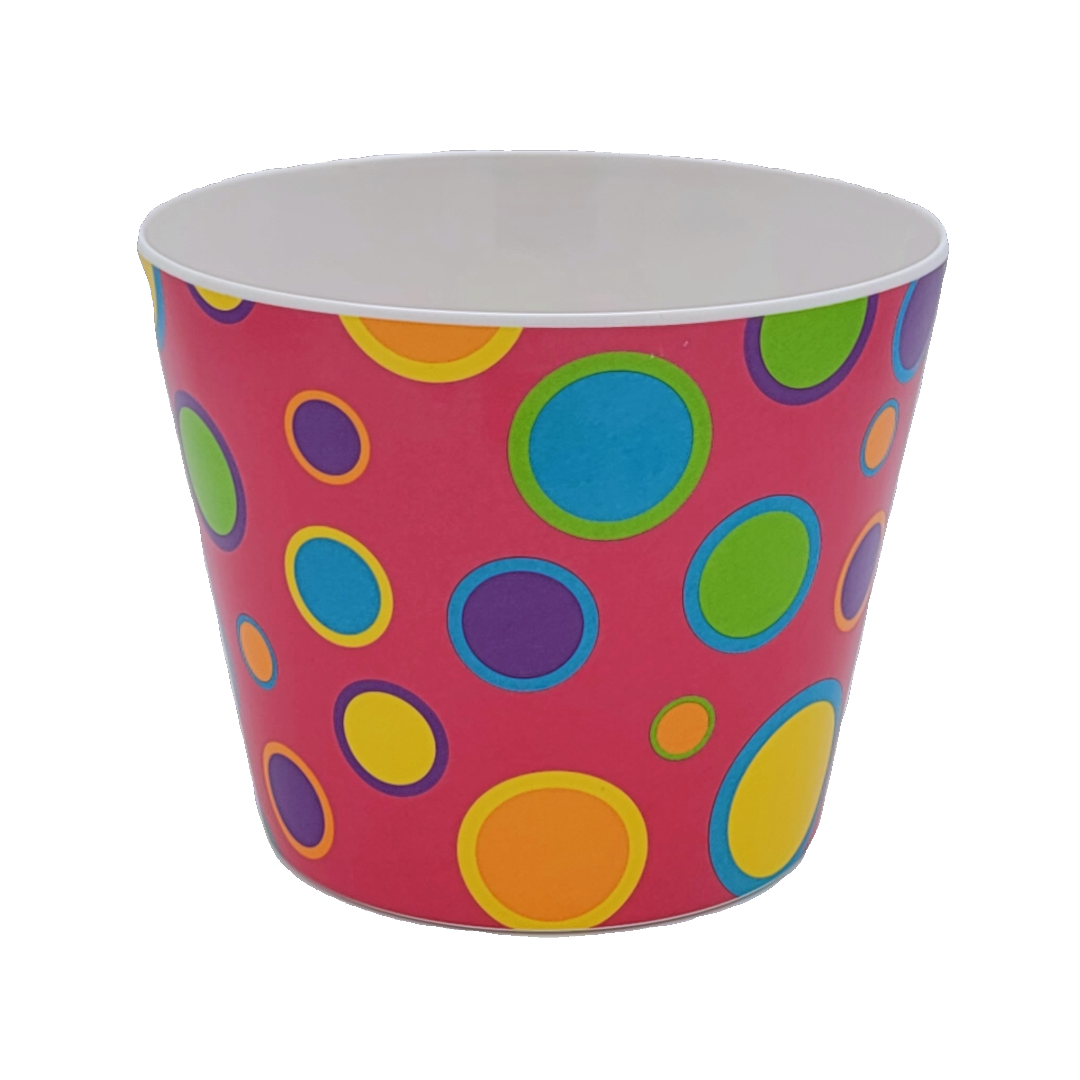 Polka Dot Melamine Pot