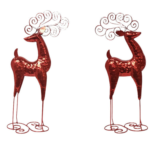 C26310 | Metal Curl Antler Deer Stand | 2 Asst. Styles | 1EA.
