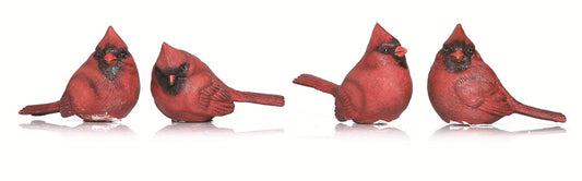 E15022 | Small Resin Cardinal | 4Pcs/Set