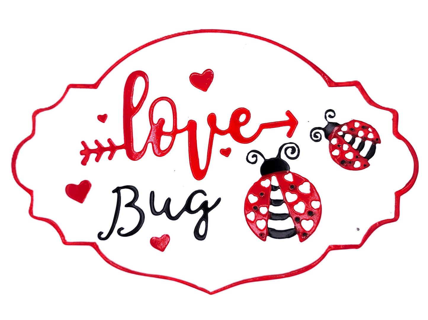 E22089 | Enamel Love Bug Wall Sign