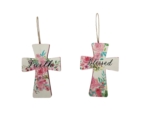 E22373 Blessed/Faith Cross 2A