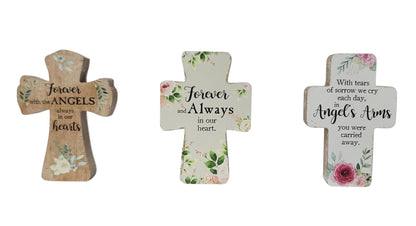 E22325 | Sympathy Crosses | 3 Assorted