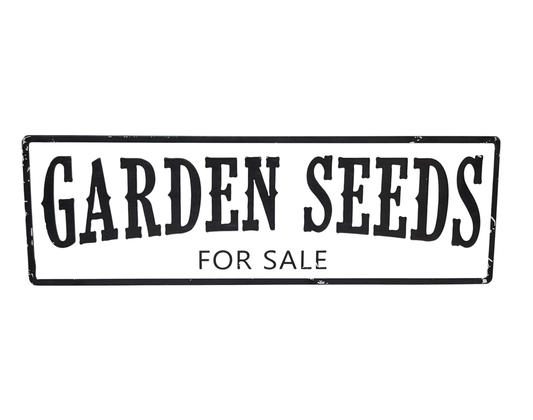 E22377 | Enamel Garden Seeds Wall Hanger