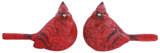 E23480 | Medium Resin Cardinal | SET of 2