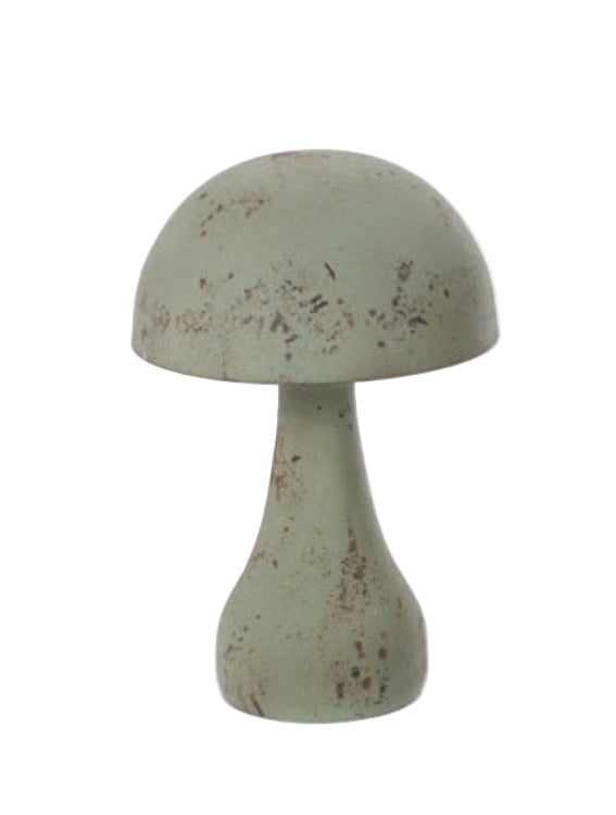 E25457 | Small Metal Green Mushroom Stand