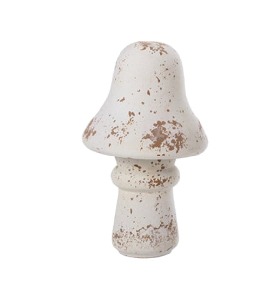 E25458 | Small Metal White Mushroom Stand
