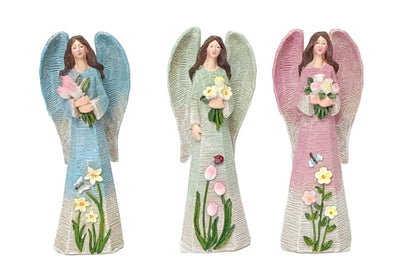E26287 | Small Resin Angel Wing Figurine | 3 Asst - A&B Wholesale Market Inc